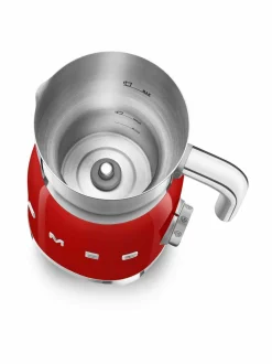 Kahvin- & Vedenkeittimet|Smeg Maidonvaahdotin RED