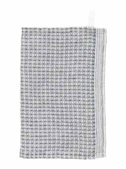 Keittiö- & Kattaustekstiilit|Lapuan Kankurit Maija-keittiöliina 25 x 32 cm HARMAA/VALKOINEN