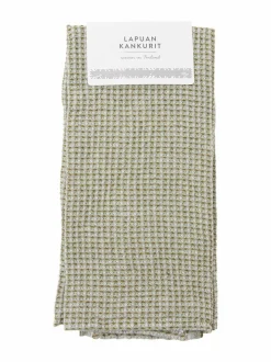 Kylpyhuonetekstiilit|Lapuan Kankurit Maija-pyyhe 48 x 70 cm WHITE-OLIVE