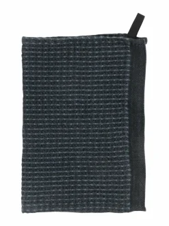 Keittiö- & Kattaustekstiilit|Lapuan Kankurit Maija-tiskirätti 61 BLACK-GRAPHITE