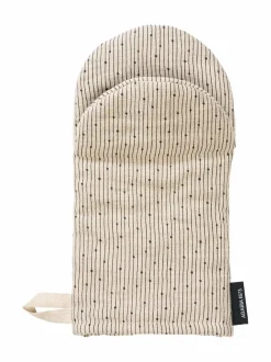 Keittiö- & Kattaustekstiilit|Arabia Mainio Sarastus -patakinnas OFF WHITE, BLACK