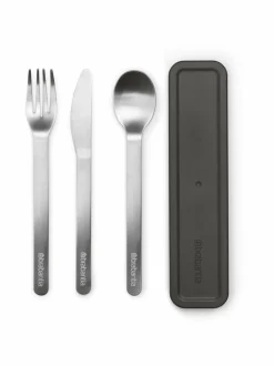 Tarjoiluastiat|Brabantia Make & Take -aterinsetti, 3 osaa DARK GREY