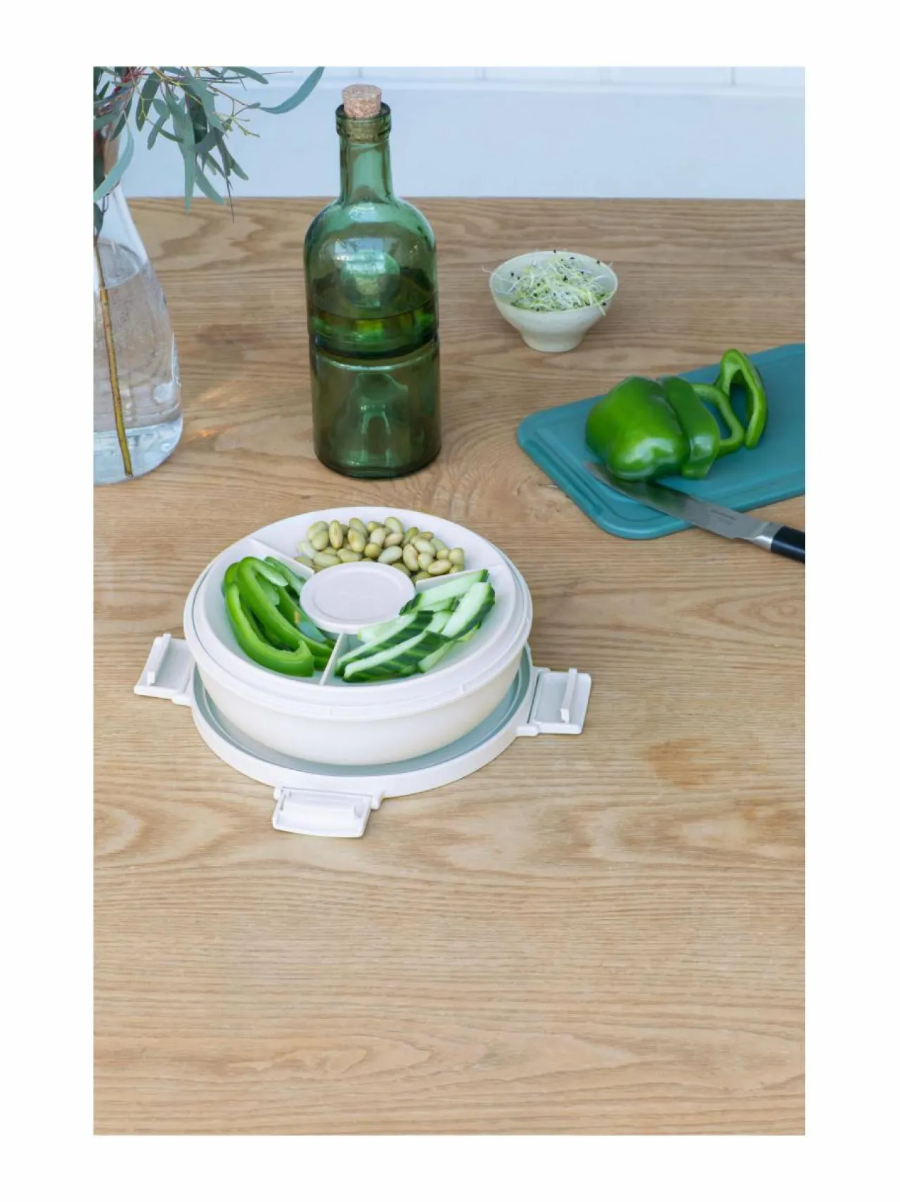 Grillit & Grillitarvikkeet|Brabantia Make & Take -salaattikulho 1,3 l LIGHT GREY