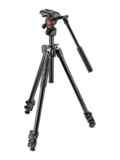 Kamerat|Manfrotto 290 Light alumiinijalusta + 400AH -videopää