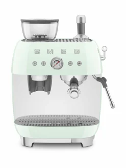 Kahvin- & Vedenkeittimet|Smeg Manuaalinen espressokone PASTEL GREEN