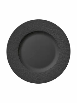 Lautaset & Kulhot|Villeroy & Boch Manufacture Rock -lautanen 27 cm BLACK