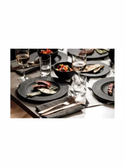 Lautaset & Kulhot|Villeroy & Boch Manufacture Rock -lautanen 27 cm BLACK
