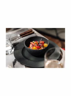 Lautaset & Kulhot|Villeroy & Boch Manufacture Rock -lautanen 27 cm BLACK