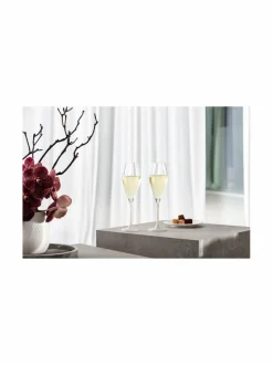 Lasit|Villeroy & Boch Manufacture Rock -samppanjalasi 4 kpl VALKOINEN