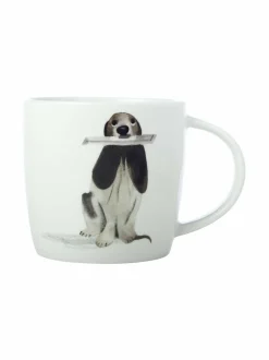 Mukit & Kupit & Asetit|Maxwell&Williams Marc Martin BFF -muki, 400 ml WHITE AND BLACK