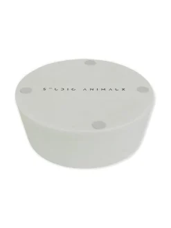 Ruokakupit Ja -Tarvikkeet|Studio Animaux Marmorinen design ruokakulho - Kristallinvalkoinen