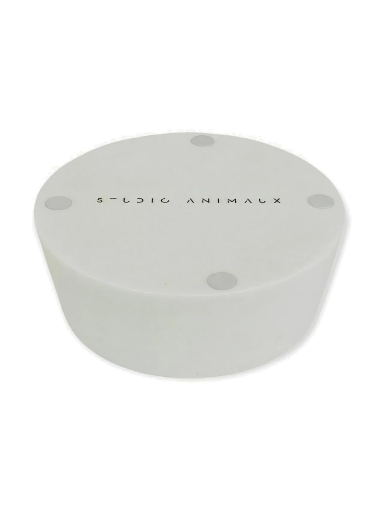 Ruokakupit Ja -Tarvikkeet|Studio Animaux Marmorinen design ruokakulho - Kristallinvalkoinen