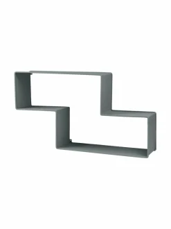 Hyllyt & Kaapit|Gubi Matégot Dédal -seinähylly STONE GREY SEMI MATT