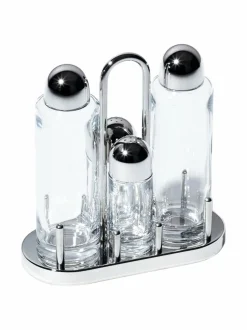 Aterimet & Tarjoiluvälineet|Alessi 5070-mausteteline TERÄS