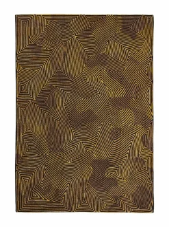 Matot|Louis de Poortere Meditation Coral -matto 109227 BLACK GOLD