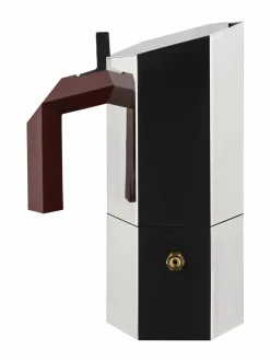 Tee, Kahvi & Vesi|Alessi Menhir -3 kupin mokkapannu SILVER