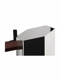 Tee, Kahvi & Vesi|Alessi Menhir -3 kupin mokkapannu SILVER