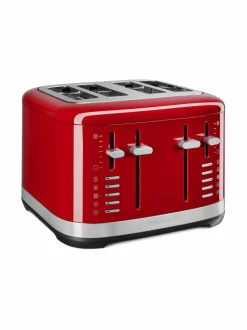 Leivänpaahtimet|KitchenAid Metal- leivänpaahdin 4 palalle EMPIRE RED