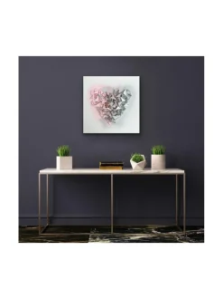 Taulut & Julisteet|Annika Salmi Art Metallic heart 60x60 akustiikkateos