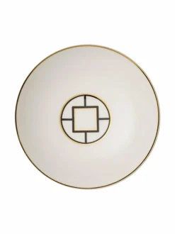 Lautaset & Kulhot|Villeroy & Boch MetroChic- syvä lautanen 22 cm BLACK MIX