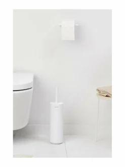 Säilytys|Brabantia MindSet Toilet -harja ja teline MINERAL FRESH WHITE