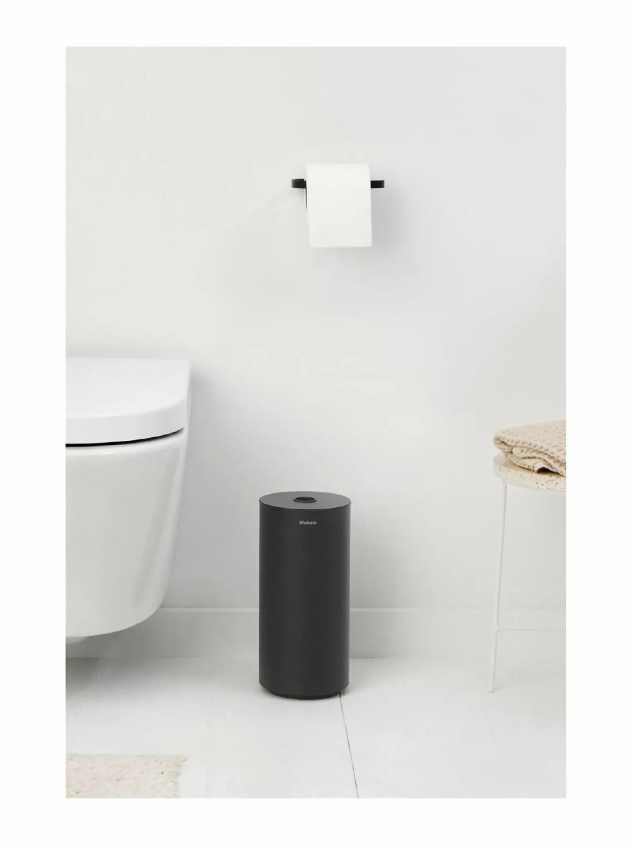 Säilytys|Brabantia MindSet- WC-paperin säilytysteline 30 cm MINERAL INFINITE GREY