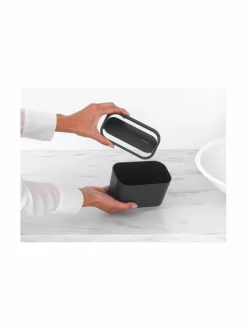 Kylpyhuonetarvikkeet|Brabantia MindSet-roska-astia DARK GREY