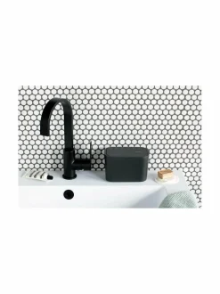 Kylpyhuonetarvikkeet|Brabantia MindSet-roska-astia DARK GREY