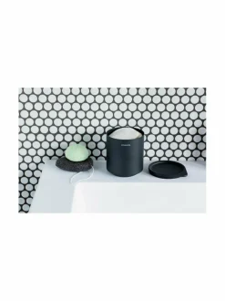 Kylpyhuonetarvikkeet|Brabantia MindSet-säilytysastia MINERAL INFINITE GREY