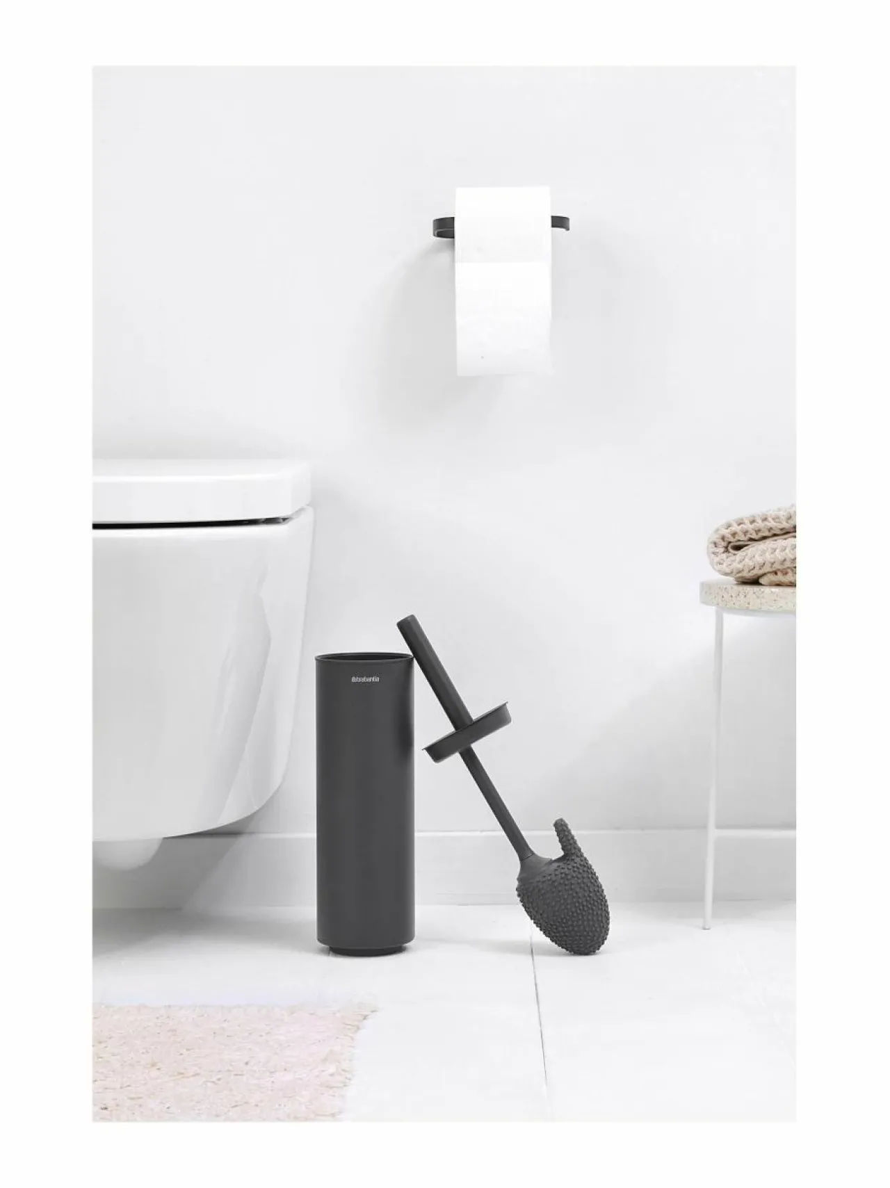 Kylpyhuonetarvikkeet|Brabantia MindSet-vaihtoharja DARK GREY