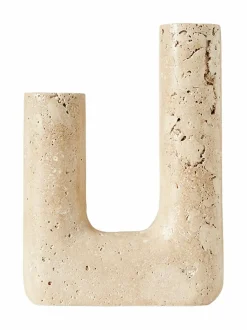 Kynttilät & Lyhdyt|Muubs Minerva-kynttilänjalka CREME