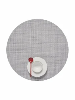 Keittiö- & Kattaustekstiilit|Chilewich Mini Basketweave Round -pöytätabletti ø 38 cm MIST