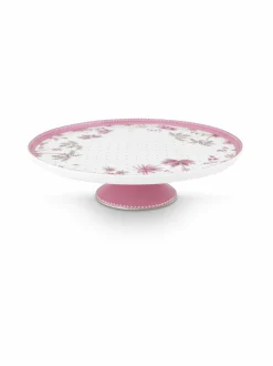 Tarjoiluastiat|PIP Studio Mini Jolie Dots -kakkuvati 21 cm PINK