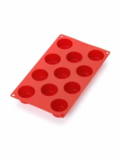 Leivonta|Lékué Mini Muffins -leivontamuotti RED