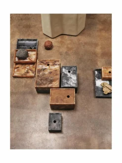 Koriste-Esineet|Ferm Living Mist-säilytystarjotin CHARCOAL