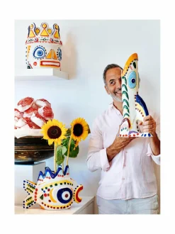 Koriste-Esineet|Serax Mix Sicily -maljakko 26 x 17 x 52 cm MULTICOLOUR