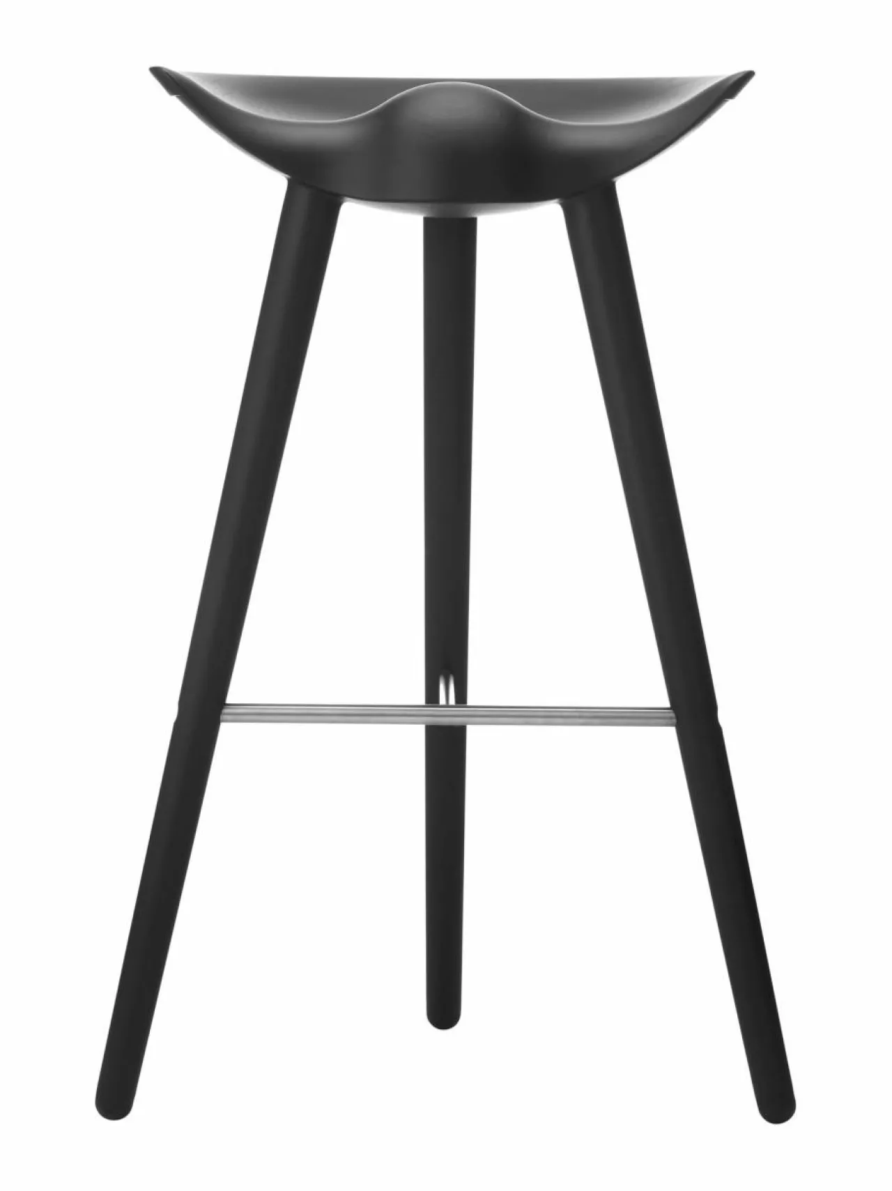 Tuolit & Jakkarat|Audo Copenhagen ML42-baarijakkara 77 cm MUSTA/TERÄS