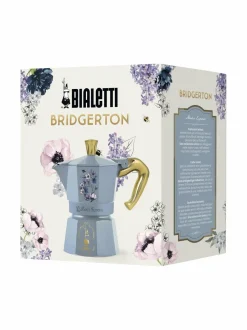 Tee, Kahvi & Vesi|Bialetti Moka Express Bridgerton -3 kupin mutteripannu BLUE