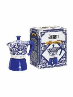Tee, Kahvi & Vesi|Bialetti Moka Express Dolce & Gabbana -3 kupin mutteripannu BLUE