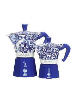 Tee, Kahvi & Vesi|Bialetti Moka Express Dolce & Gabbana -3 kupin mutteripannu BLUE