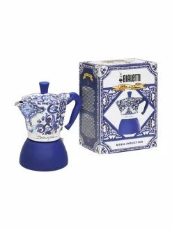 Tee, Kahvi & Vesi|Bialetti Moka Induction Dolce & Gabbana -6 kupin mutteripannu BLUE