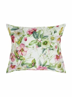 Liinavaatteet|Villa Stockmann Mona-tyynyliina WHITE/GREEN/ROSE COMBO