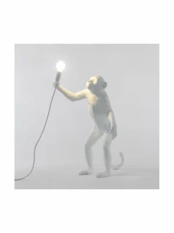 Pöytävalaisimet|Seletti Monkey Lamp Standing -pöytävalaisin VALKOINEN