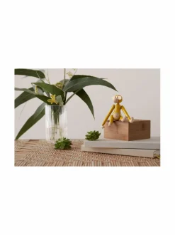 Koriste-Esineet|Kay Bojesen Monkey Mini Vintage -apinafiguuri 9,5 cm YELLOW