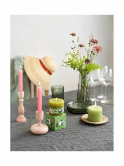 Kynttilät & Lyhdyt|Desico Moomin by -pöytäkynttilä 7 cm MOOMIN GREEN