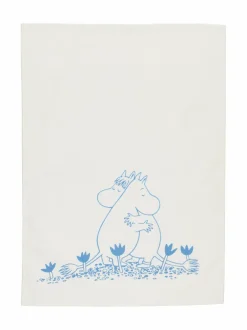 Keittiö- & Kattaustekstiilit|Moomin Arabia Moomin Love -keittiöpyyhe 50 x 70 cm BLUE