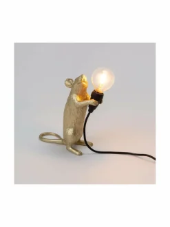 Pöytävalaisimet|Seletti Mouse Lamp -pöytävalaisin GOLD