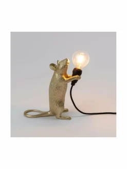 Pöytävalaisimet|Seletti Mouse Lamp -pöytävalaisin GOLD