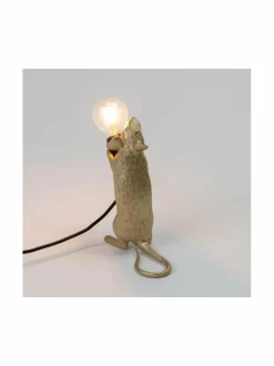 Pöytävalaisimet|Seletti Mouse Lamp -pöytävalaisin GOLD