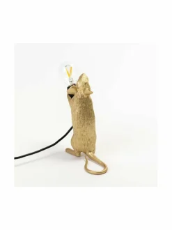 Pöytävalaisimet|Seletti Mouse Lamp -pöytävalaisin GOLD